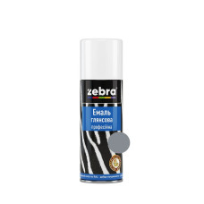 Эмаль глянцевая ZEBRA 334 RAL7046 серая (400 мл)