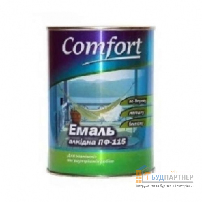 Емаль ПФ-115 "Комфорт" червоно-коричнева 2,8 кг (шт) - купити у Києві у Києві