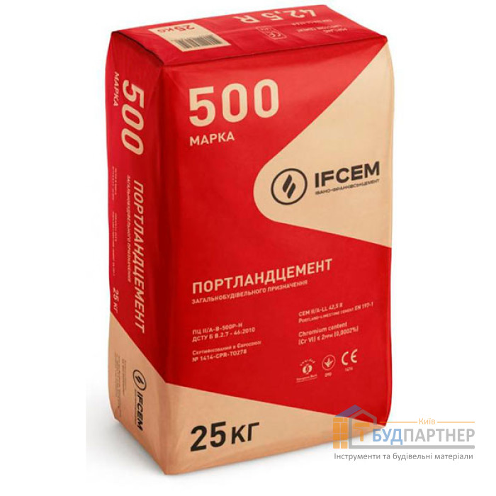 Цемент ПЦ 500 Івано-Франківськ (25 кг) - купити у Києві у Києві
