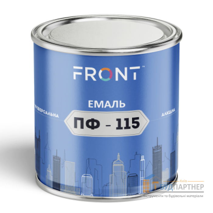 Емаль ПФ-115 Front жовта (0,9 кг) - купити у Києві у Києві