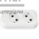 Колодка Titanium Standart 2 розетки без заземлення (біла) - купити у Києві у Києві