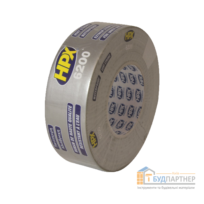 Стрічка армована одностороння HPX6200 48мм*25м (срібло) - купити у Києві у Києві