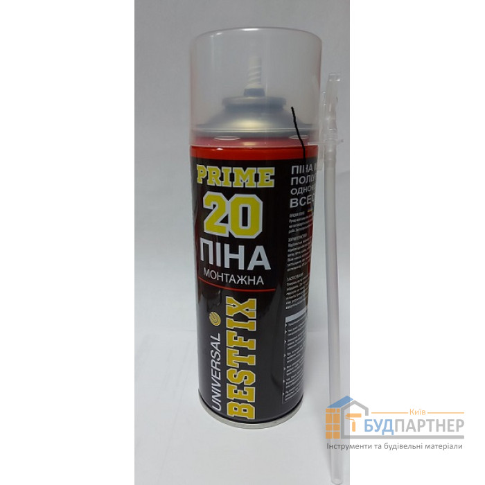 Піна монтажна ручна Bestfix STRAW-TYPE (300 мл) - купити у Києві у Києві