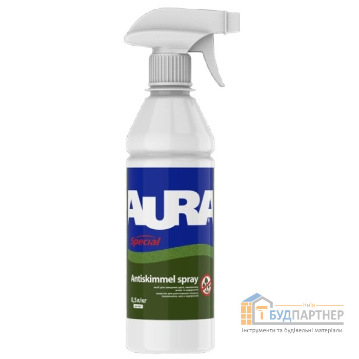 Засіб Aura Antiskimmel Spray для профілактики та знищення плісняви ​​(0,5 л) - купити у Києві у Києві