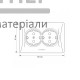 Розетка подвійна із заземленням Videx Binera (біла) - купити у Києві у Києві
