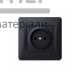 Розетка одинарна Videx Binera (чорний графіт) - купити у Києві у Києві