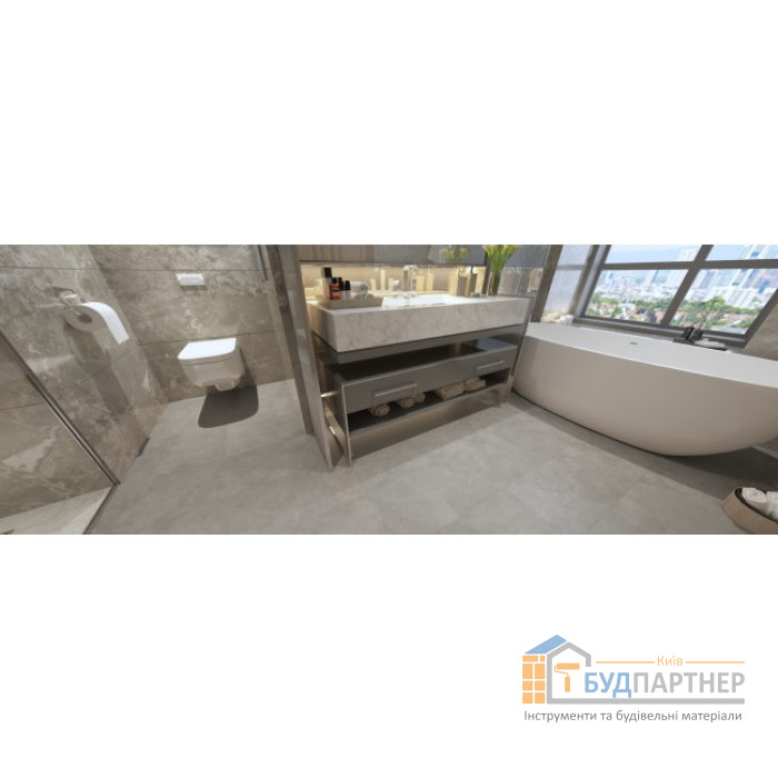 Вінілова плитка з підкладкою APRO ST-803 Concrete Grey 610х305 мм (1,6745 м2/уп) - купити у Києві у Києві