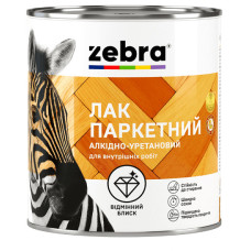 Лак паркетный ZEBRA глянец (2,1 л)