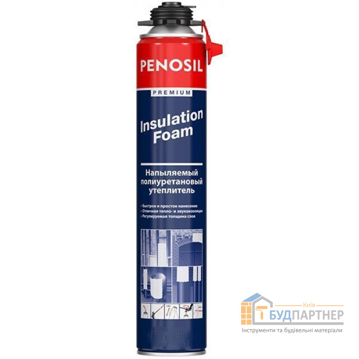 Напилюваний утеплювач Penosil Insulation Foam (810 мл) - купити у Києві у Києві