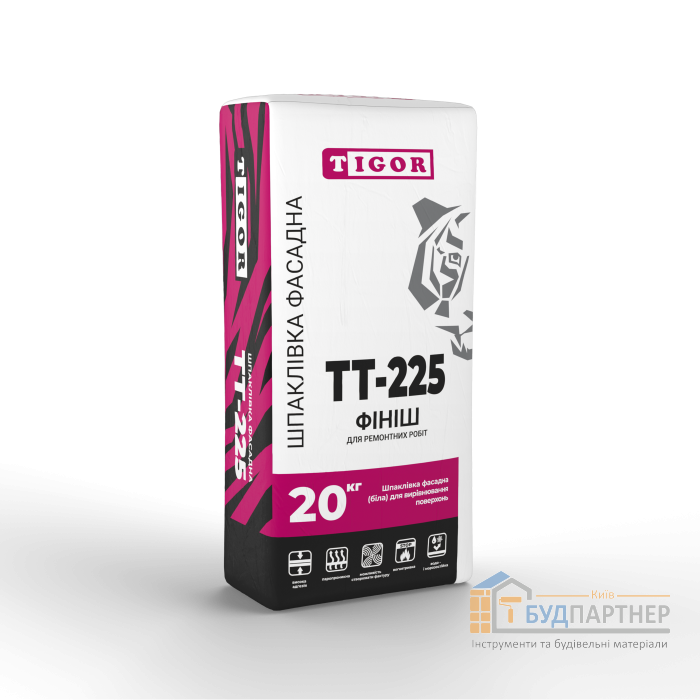 Шпаклівка фасадна (біла) TIGOR TT-225 - купити у Києві у Києві