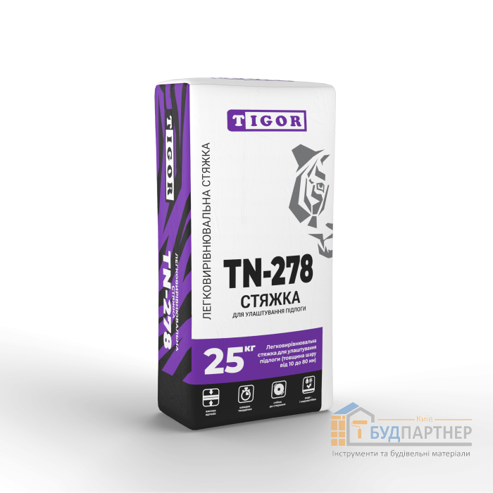 Стяжка TIGOR TN-278 Стяжка (25 кг) - купити у Києві у Києві