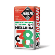Штукатурка цементно-вапняна Artisan С-38 Механіка машинного нанесення