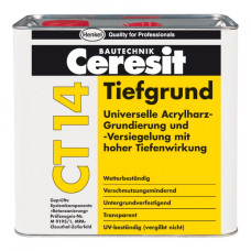 Грунтовка універсальна глибокопроникаюча Ceresit CT 14 (5 л)