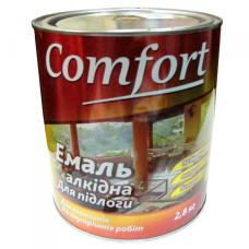 Емаль Comfort ПФ-266 жовто-коричнева (2,8 кг)