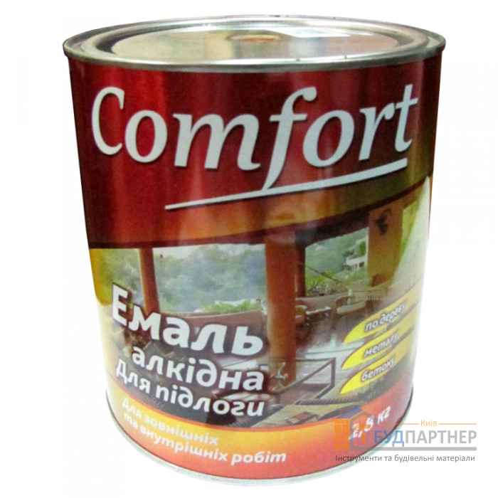 Емаль Comfort ПФ-266 жовто-коричнева (2,8 кг) - купити у Києві у Києві