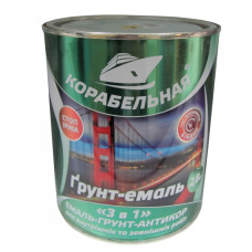Грунт-емаль 3 в 1 Корабельна червоно-коричнева (2,8 кг)