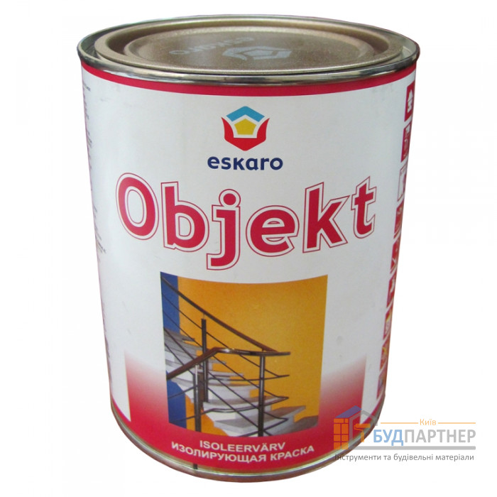 Фарба акрилатна Eskaro Objekt ізолює Глубокоматовая (0,9 л) - купити у Києві у Києві