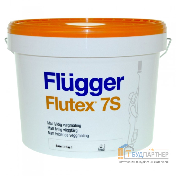 Фарба для стін і стель Flugger Flutex 7S (10 л) - купити у Києві у Києві