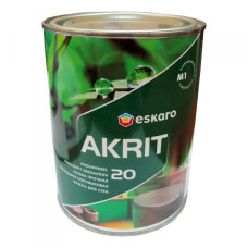 Фарба Eskaro Akrit 20 миюча напівматова для стін (0,95 л)