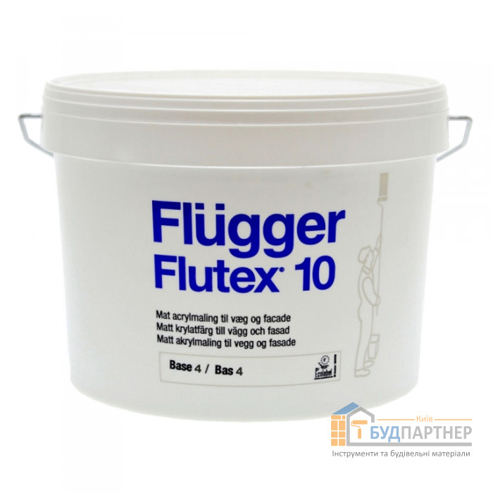 Фарба інтер'єрна Flugger Flutex 10 (10 л) - купити у Києві у Києві