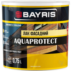 Лак фасадний Байріс Aqualak шовковисто-глянецевое (0,75 л)