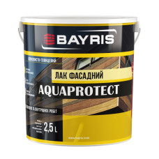 Лак фасадний Байріс Aquaprotect шовковисто-глянецевое (2,5 л)
