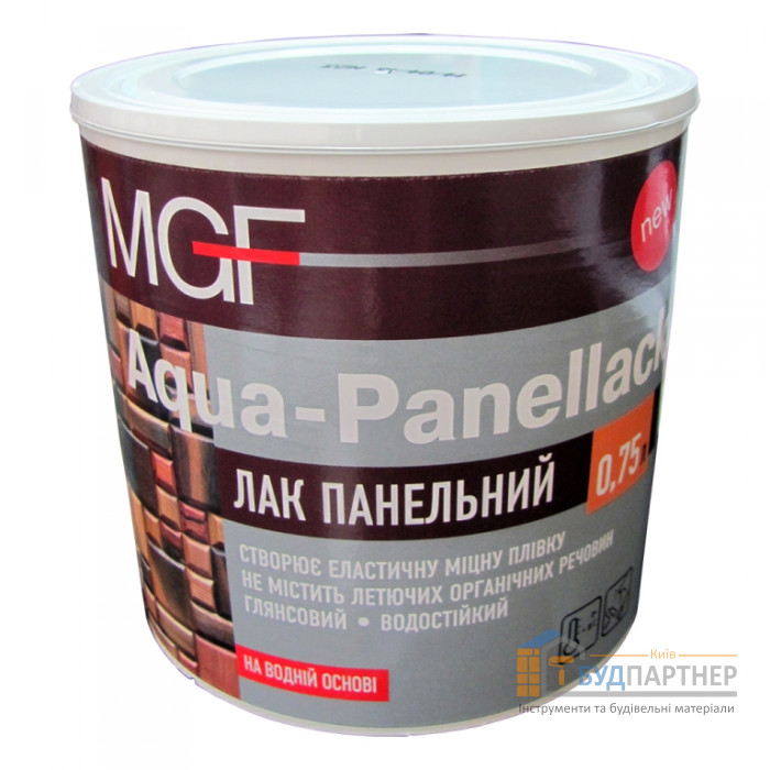 Лак панельний MGF Aqua-Panellak (0,75 л) - купити у Києві у Києві