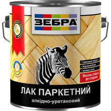 Лак паркетний прозорий Зебра (2,5 л)