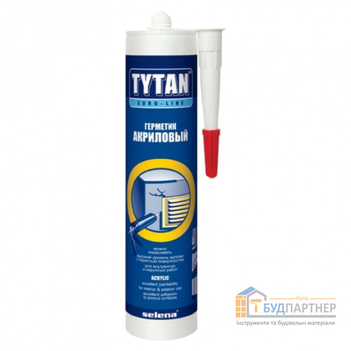 Акриловый герметик Tytan Euro-line белый (290 мл) - купити у Києві у Києві