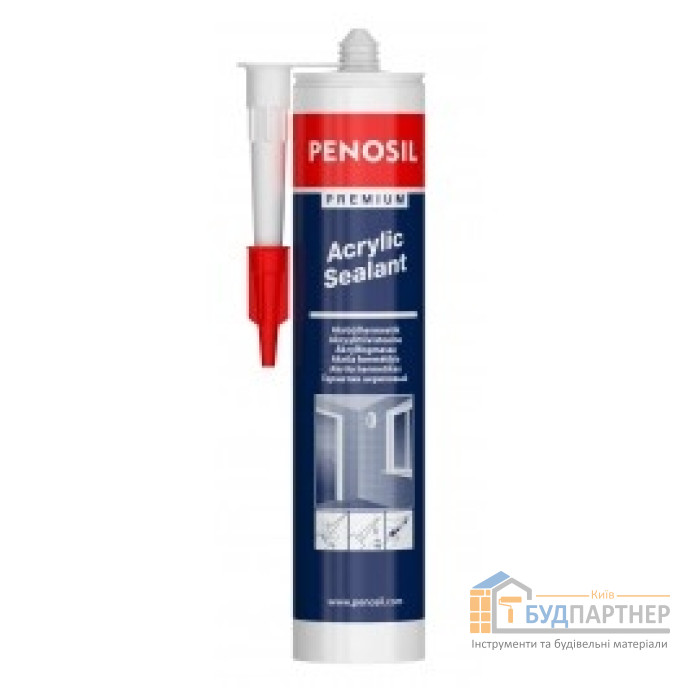 Герметик акриловый белый Penosil Premium - купить в Киеве у Києві