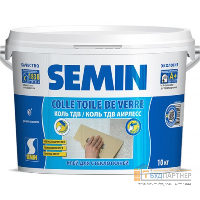 Клей для склополотна Semin Colle TDV Semin (10 кг) - купити у Києві у Києві