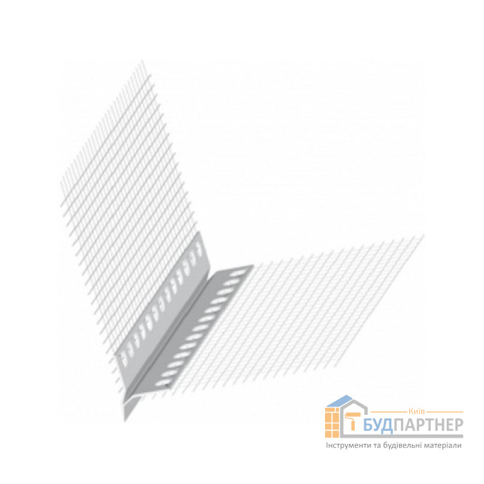 Профіль ПВХ з сіткою ThermoMaster PVC 10 + 10 (2,5 м) - купити у Києві у Києві