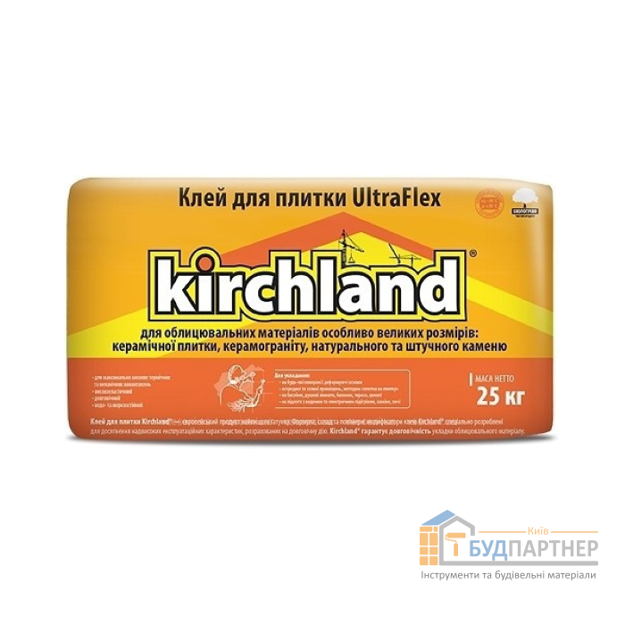 Смесь для приклеивания плитки Kirchland UltraFlex (25 кг) - купить в Киеве у Києві