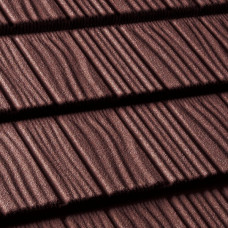 Металочерепиця композитна Queetile Shake Brown (1.175x0.42 м)