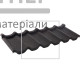 Металочерепиця композитна Queetile Standart Coffe (1.15x0.4 м) - купити у Києві у Києві