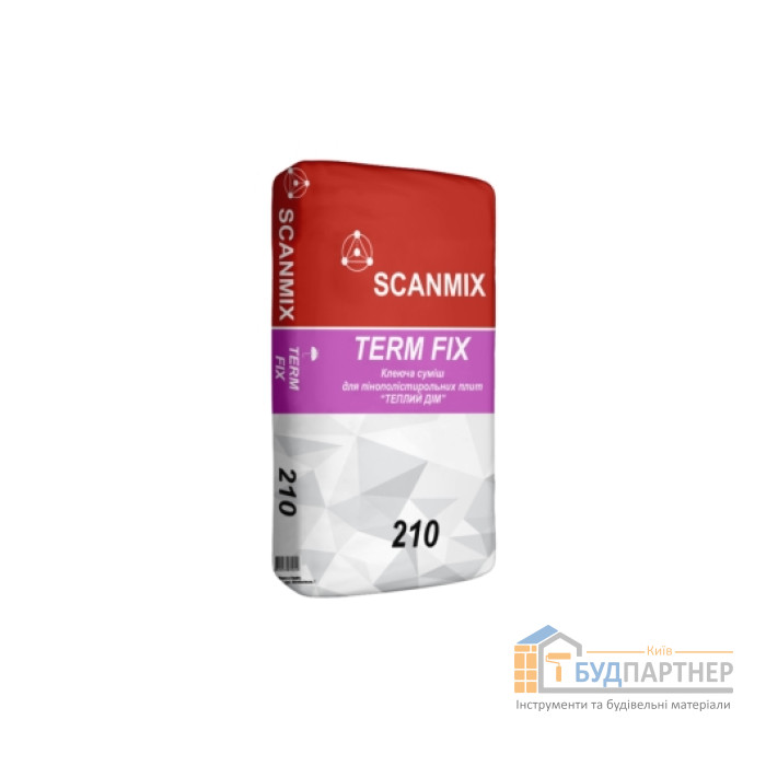 Клей для пінополістирольних плит Scanmix Term Fix 210 (25 кг) - купити у Києві у Києві