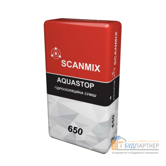 Гідроізоляційна суміш Scanmix Aquastop 650 (25 кг) - купити у Києві у Києві
