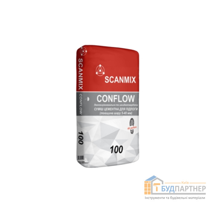 Стяжка для підлоги Scanmix Conflow 100 (25 кг) - купити у Києві у Києві